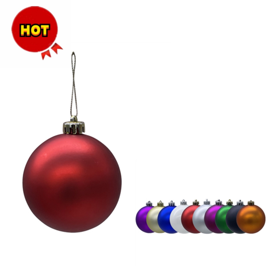 Shatterproof Ball Ornament 8cm,Red
