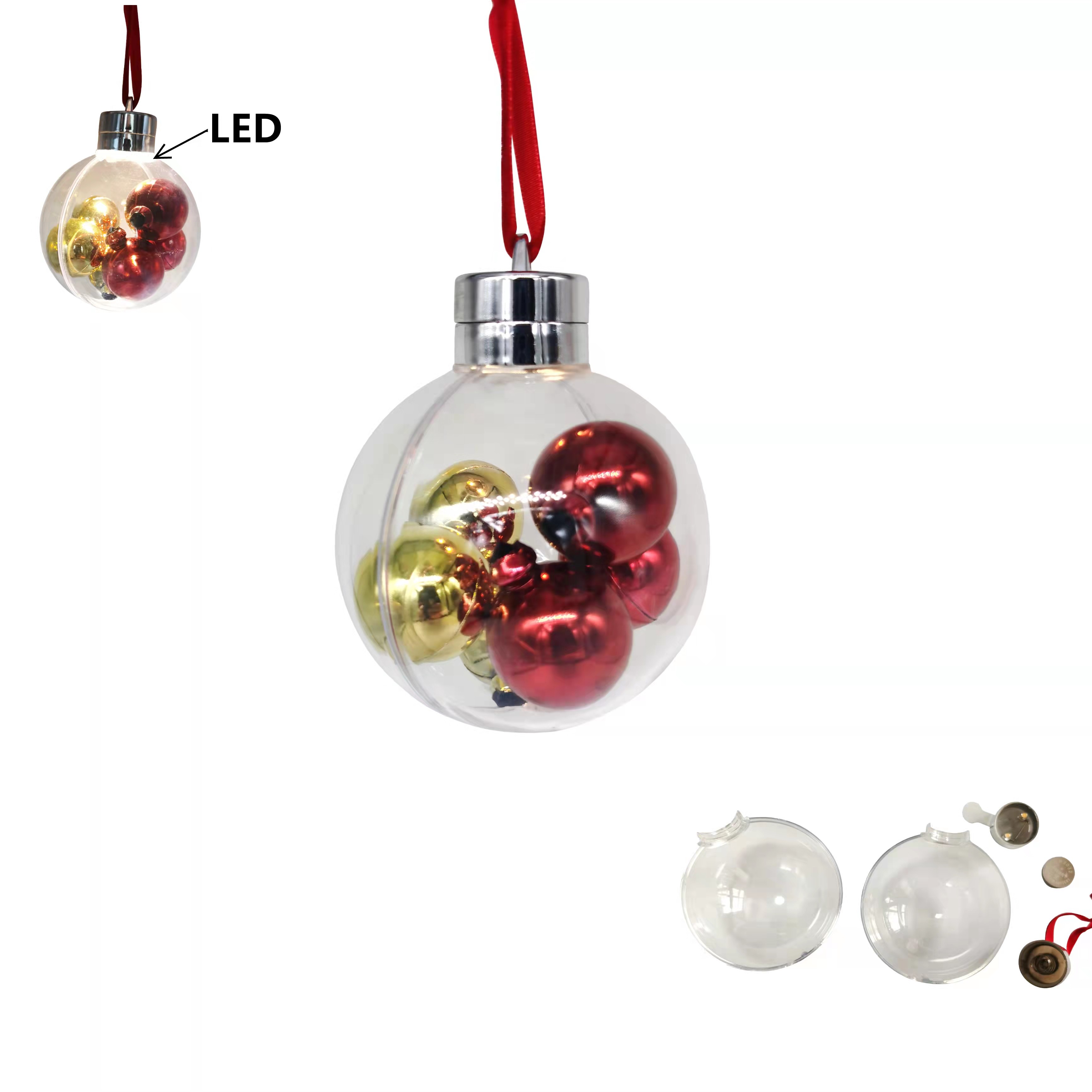 Light Up Fillable Ball 8CM