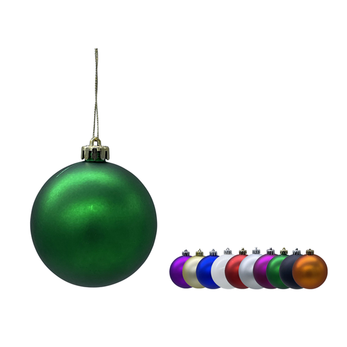Shatterproof Ball Ornament 8cm,Green