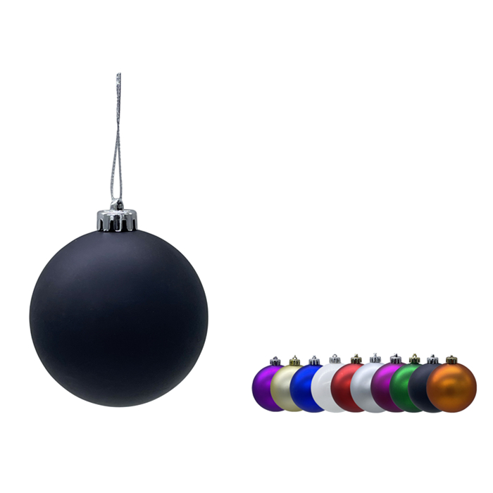 Shatterproof Ball Ornament 8cm,Black
