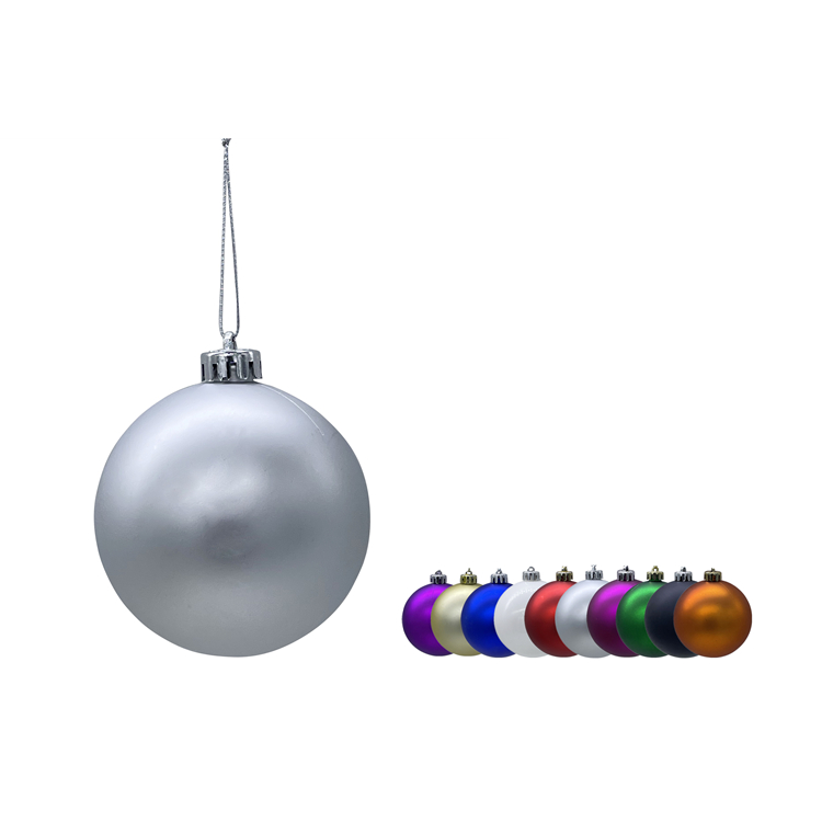 Shatterproof Ball Ornament 8cm,Silver