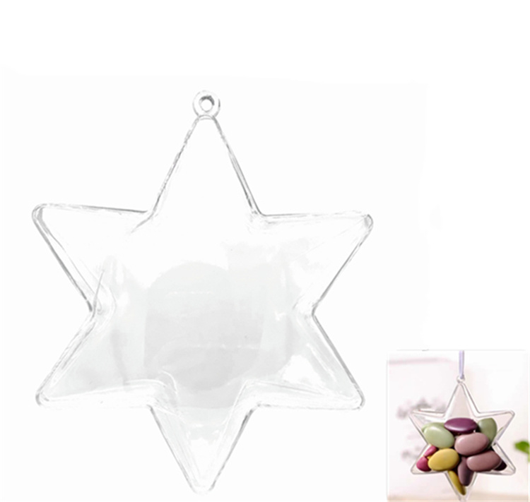 DIY Acrylic Fillable Hexangular Star 10cm
