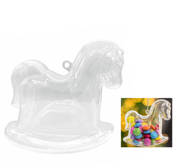 DIY Acrylic Fillable Rocking Horse 10cm