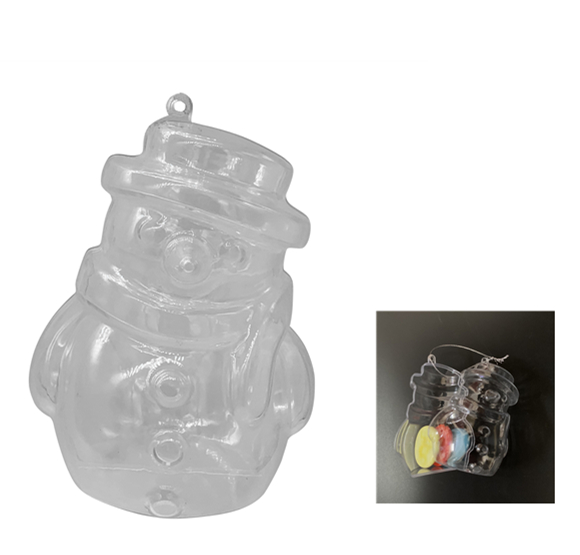 DIY Acrylic Fillable Snowman 10*8cm