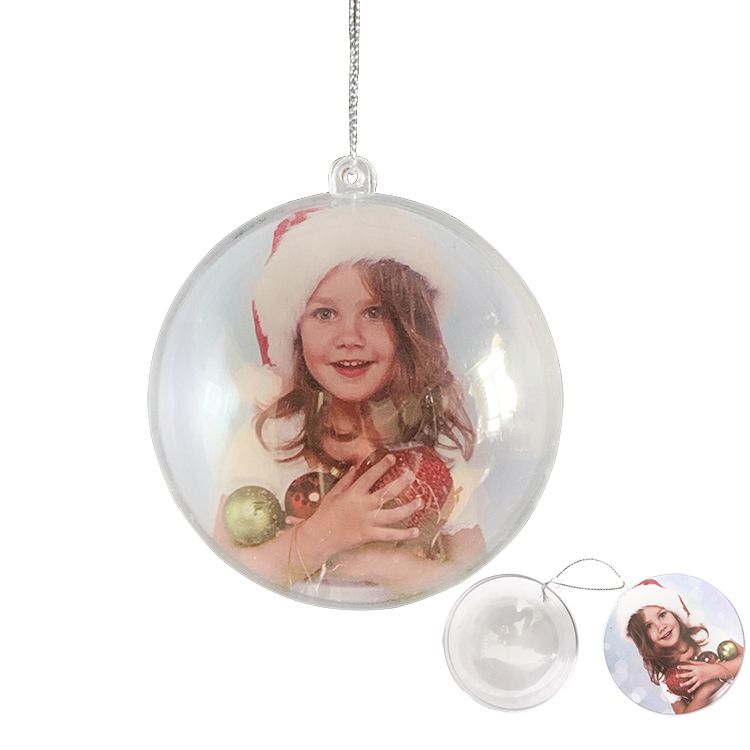 DIY Plastic Photo Ball 8cm
