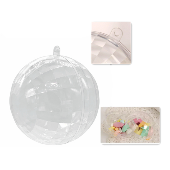 DIY Acrylic Fillable Disco Bauble 8cm
