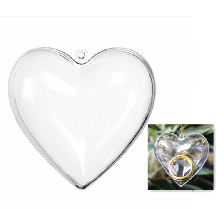 DIY Acrylic Fillable Heart 10cm