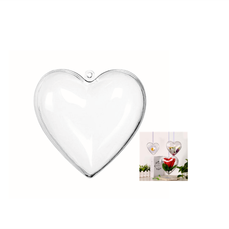 DIY Acrylic Fillable Heart 6.5cm