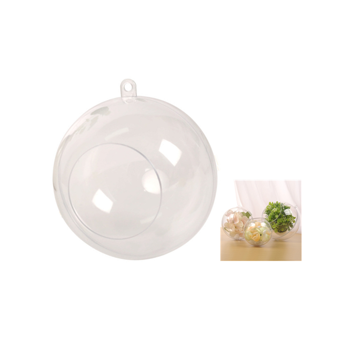 DIY Acrylic Two Halfshpere With Opening 12cm