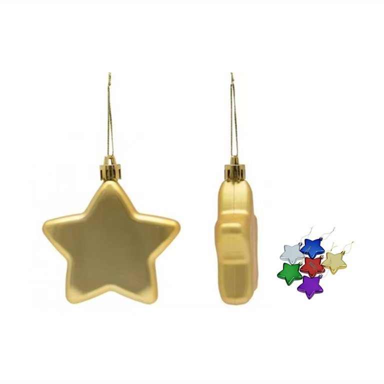 Shatterproof Star Ornament 8cm,Gold