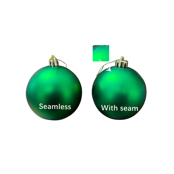 Seamless Shatterproof Ball Ornament 8cm,Matt Green