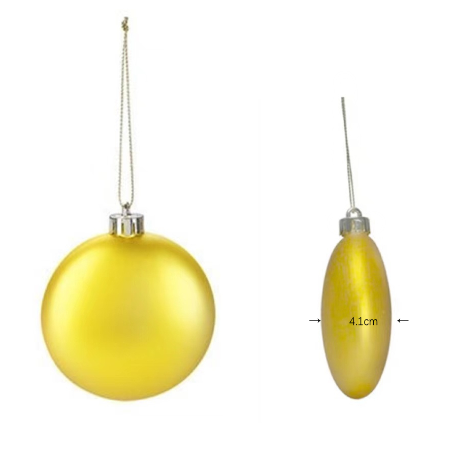 Shatterproof Round Disk 7.5cm,Gold