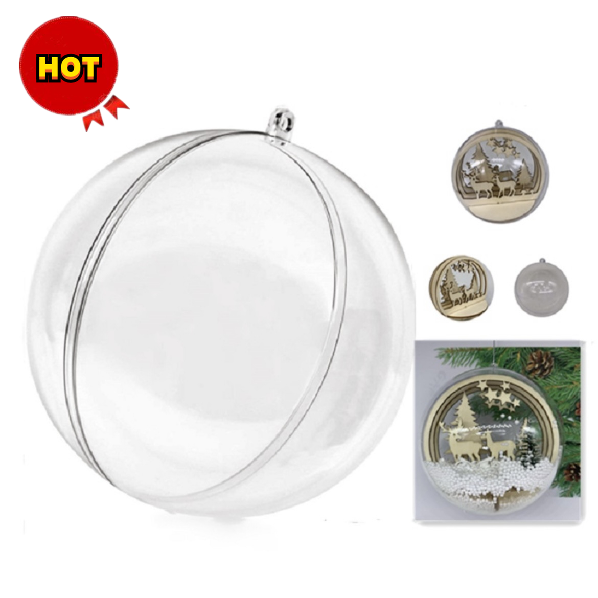 DIY Acrylic Fillable Ball 10cm