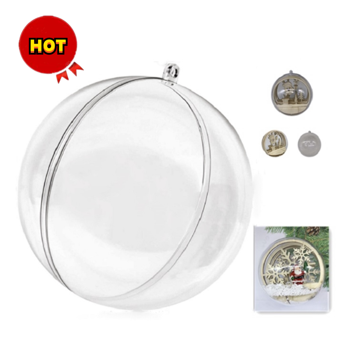 DIY Acrylic Fillable Ball 12cm